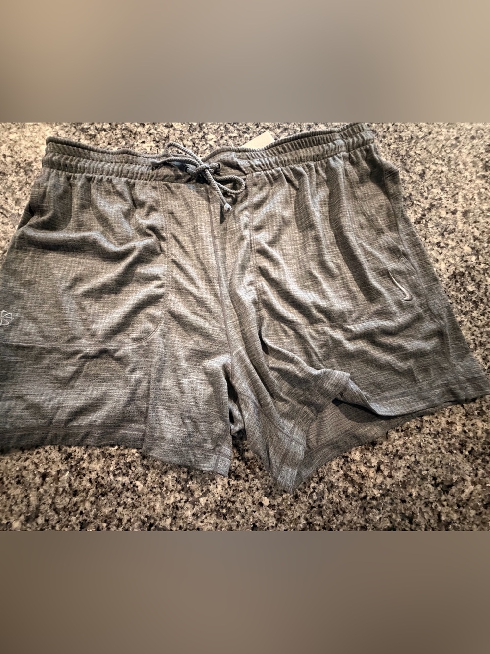 Nike Yoga Men's Dri-FIT 5" Unlined Shorts (Cool Grey/Heather/Cool Grey